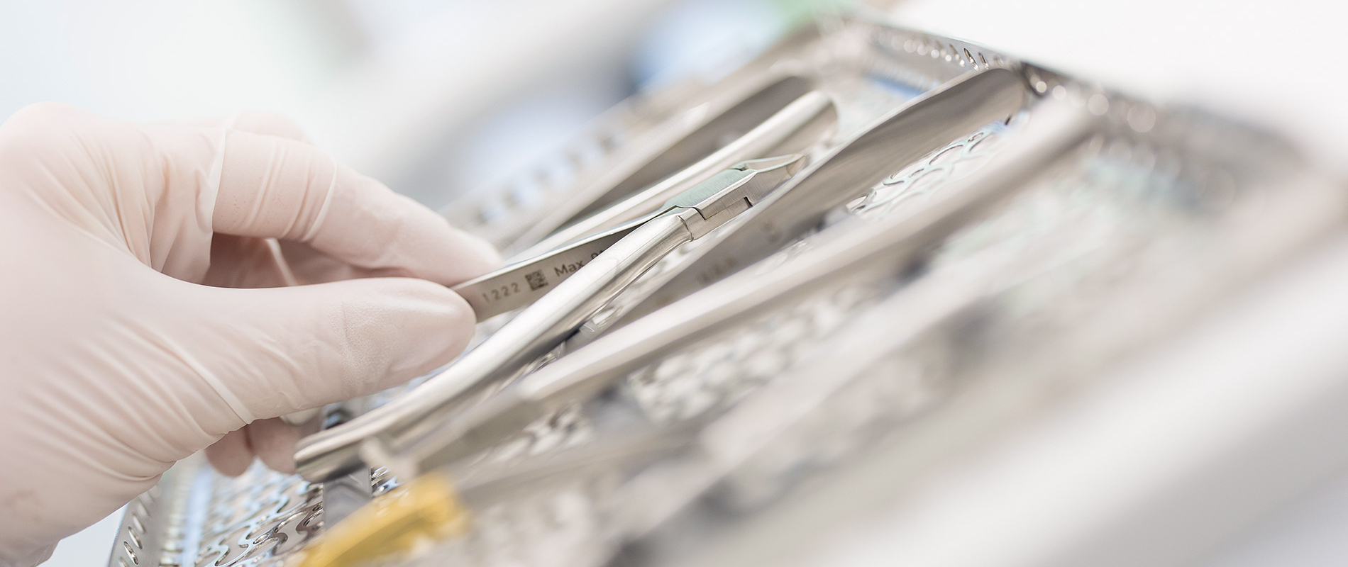 Nahaufnahmen von Behandlungsinstrumenten