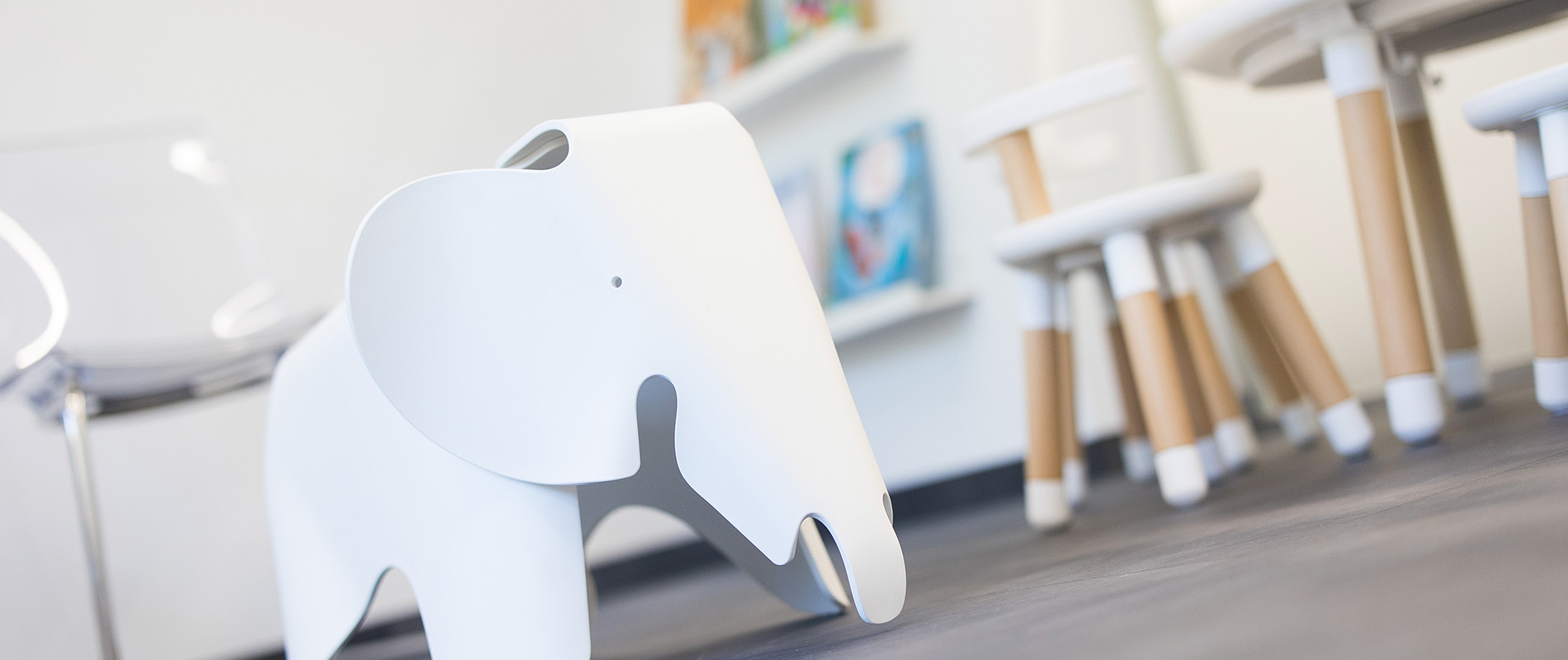 Wartebereich der Praxis für Kieferorthopädie Nina Keil in Coburg