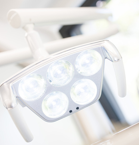 Aufnahme einer Behandlungsstuhllampe