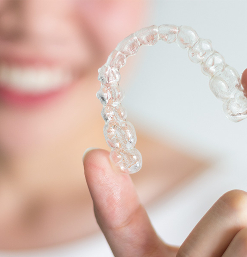 Transparente Zahnschiene